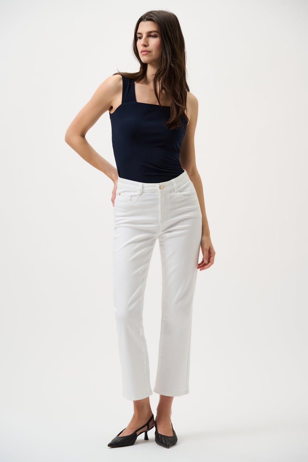 Classic Square Neck Cami- Midnight Blue