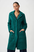 Studded Sweater Coat- Ivy
