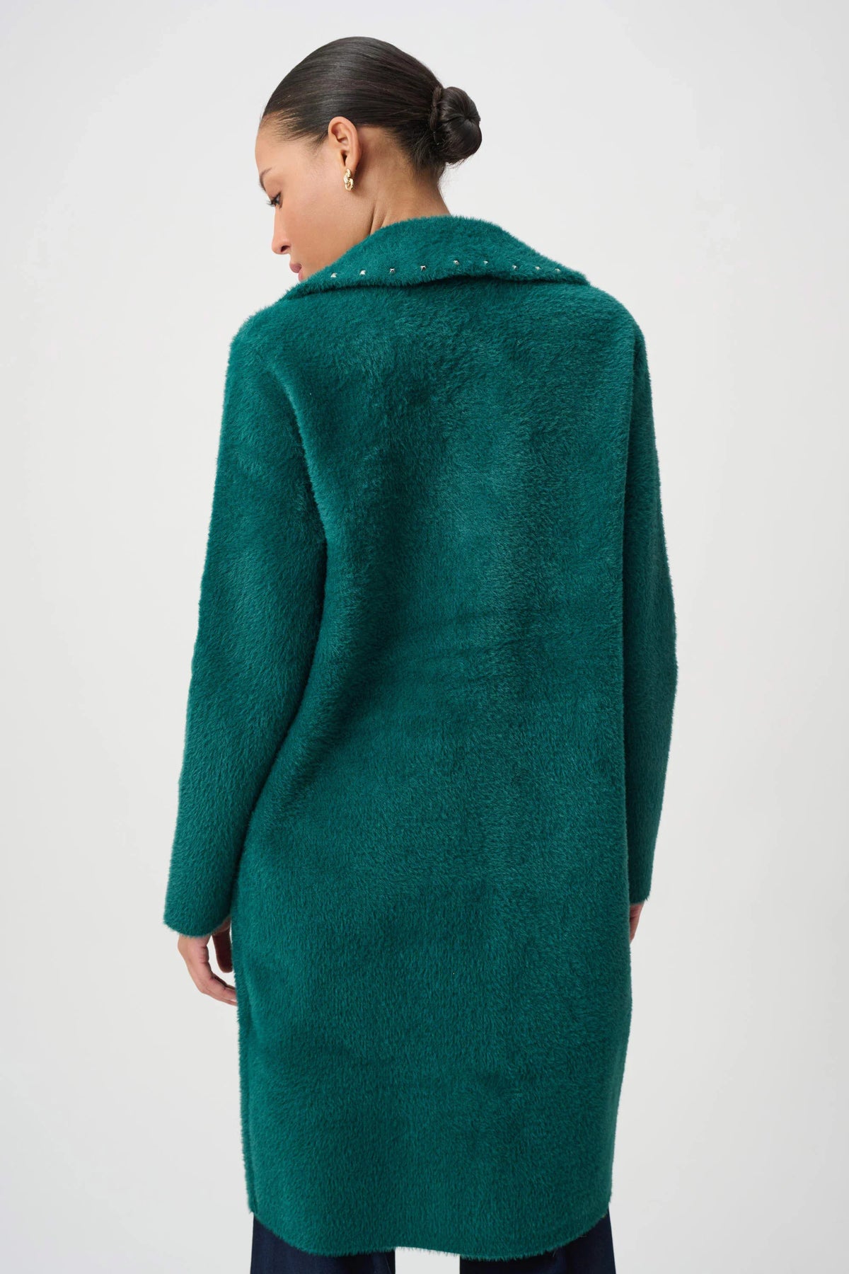 Studded Sweater Coat- Ivy