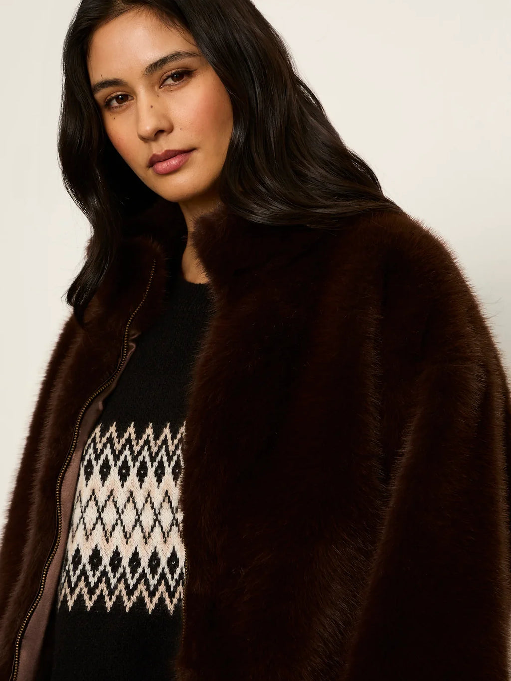 Everest Fur Bomber- Espresso Martini