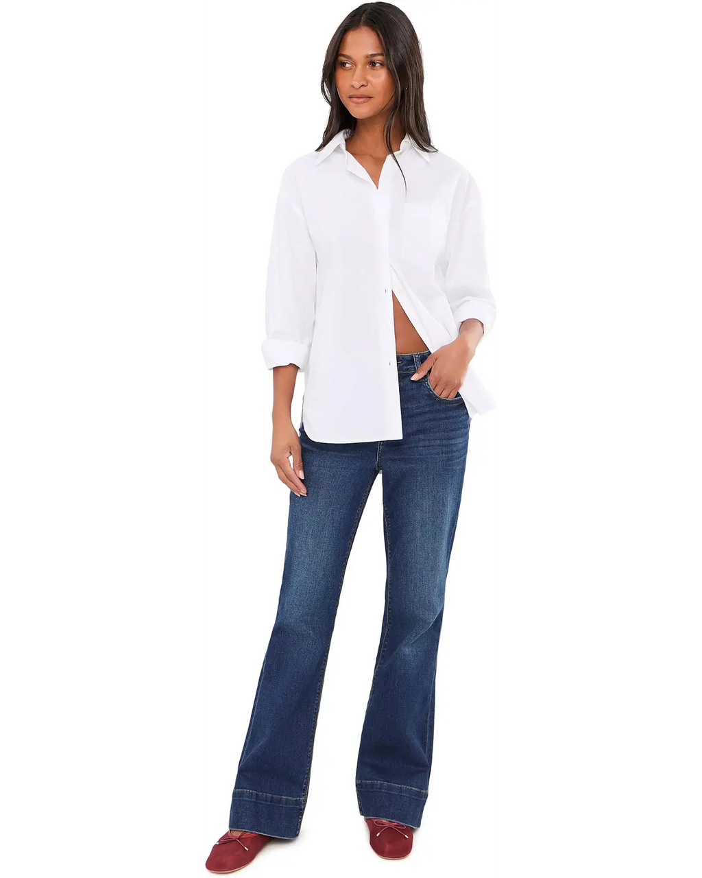 Stella High Rise Fab Ab Flare W/ Darts- Charmer