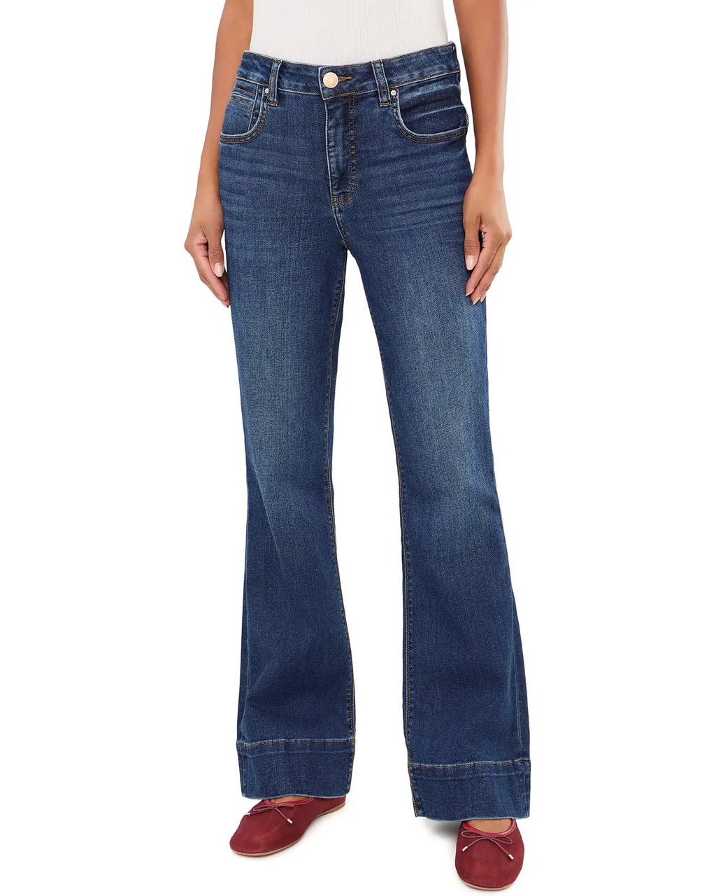 Stella High Rise Fab Ab Flare W/ Darts- Charmer