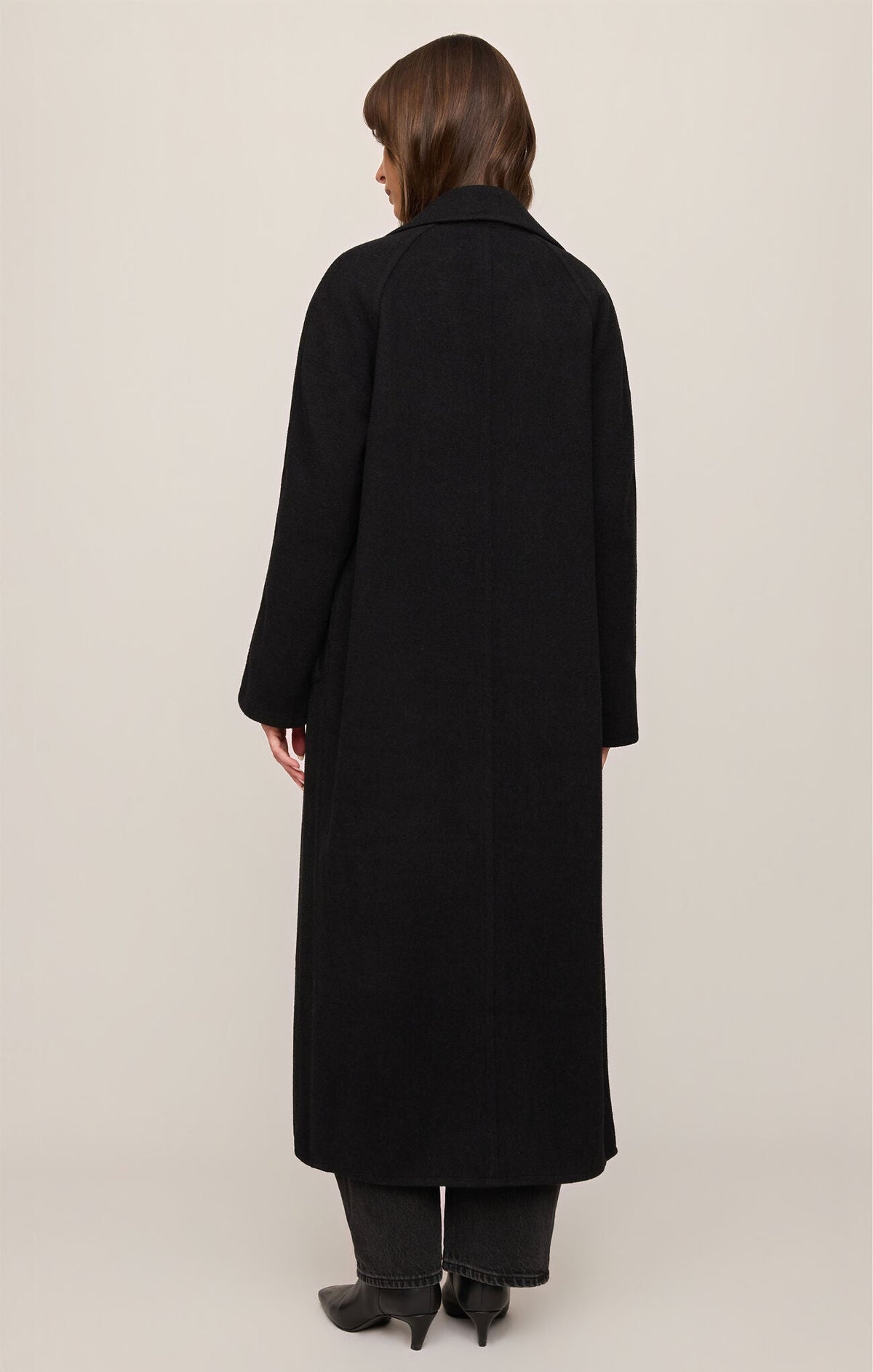 Crosby Cocoon Coat- Black
