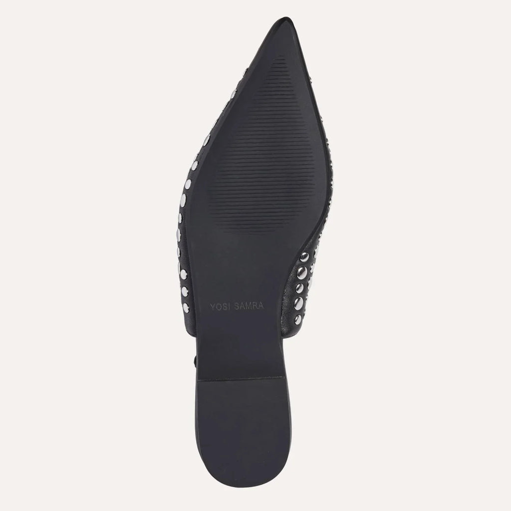 Bedford Flat- Black w/Silver Studs