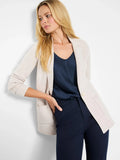 Elegant Knit Blazer- Sugar Cookie
