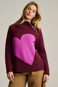 Take Aim Sweater- Wine