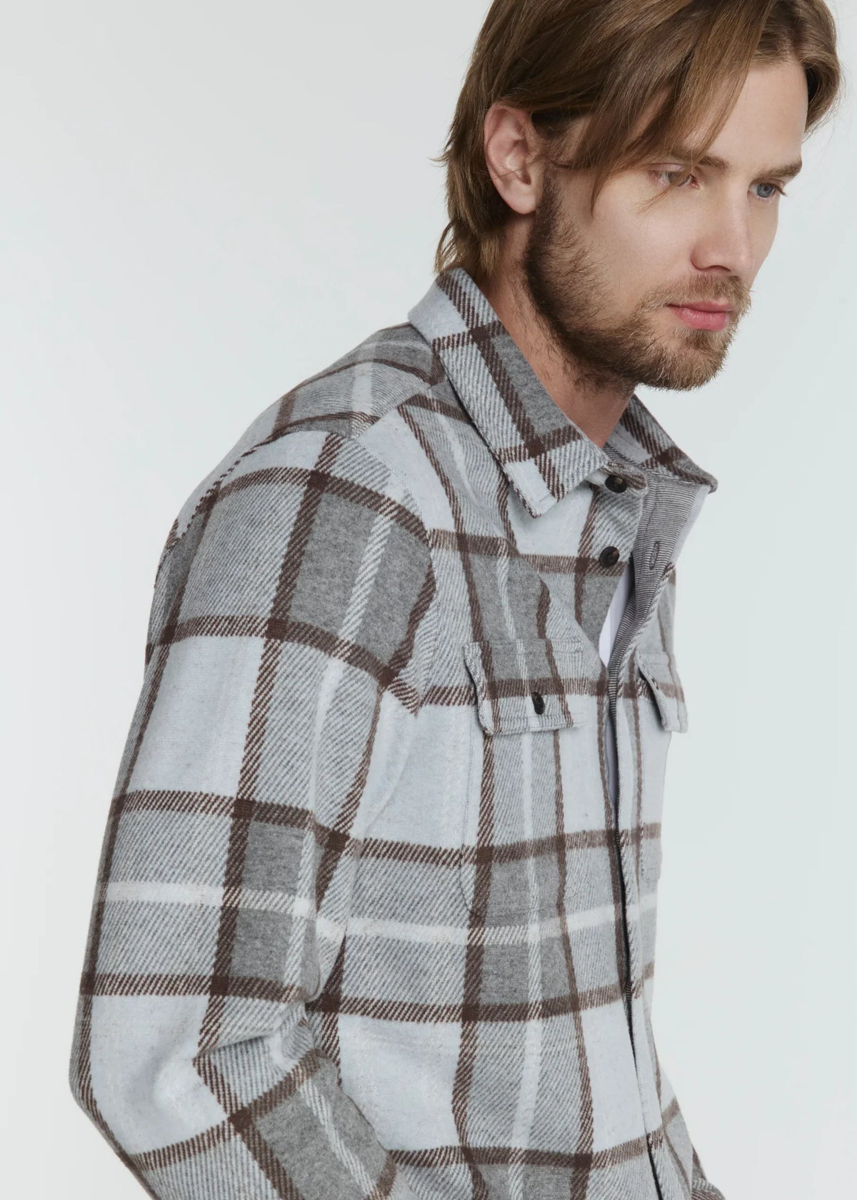 Generation™ Stretch Long Sleeve Shirt- Ice Blue