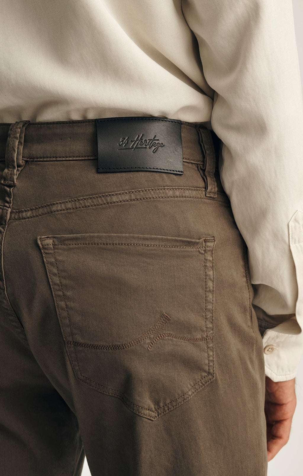Charisma Relaxed Straight Pants- Hardwood Twill