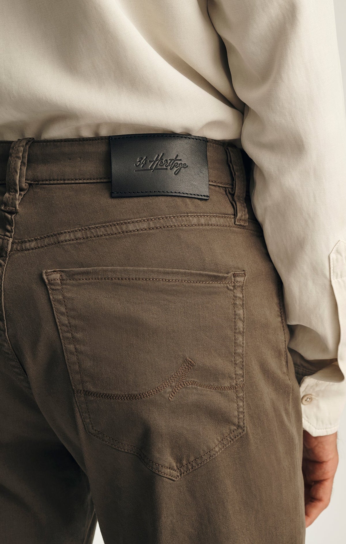 Charisma Relaxed Straight Pants- Hardwood Twill
