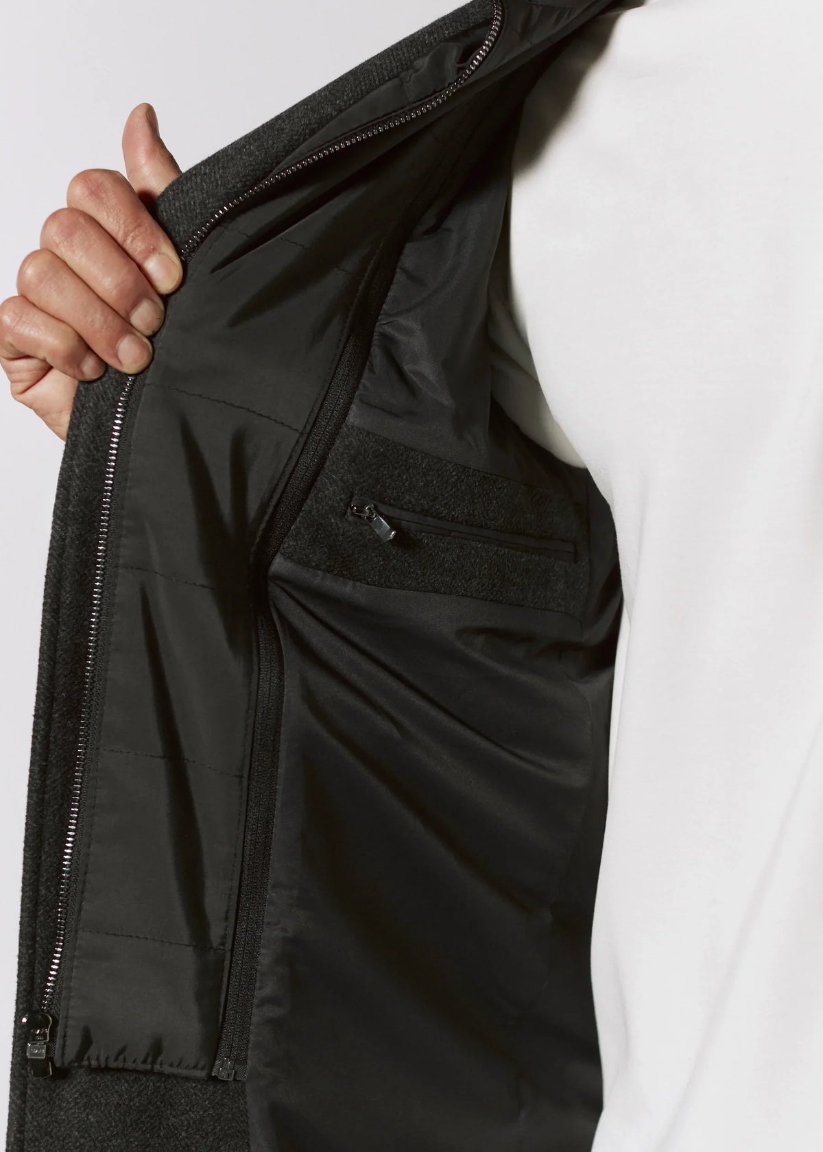The Midtown Overcoat- Charcoal