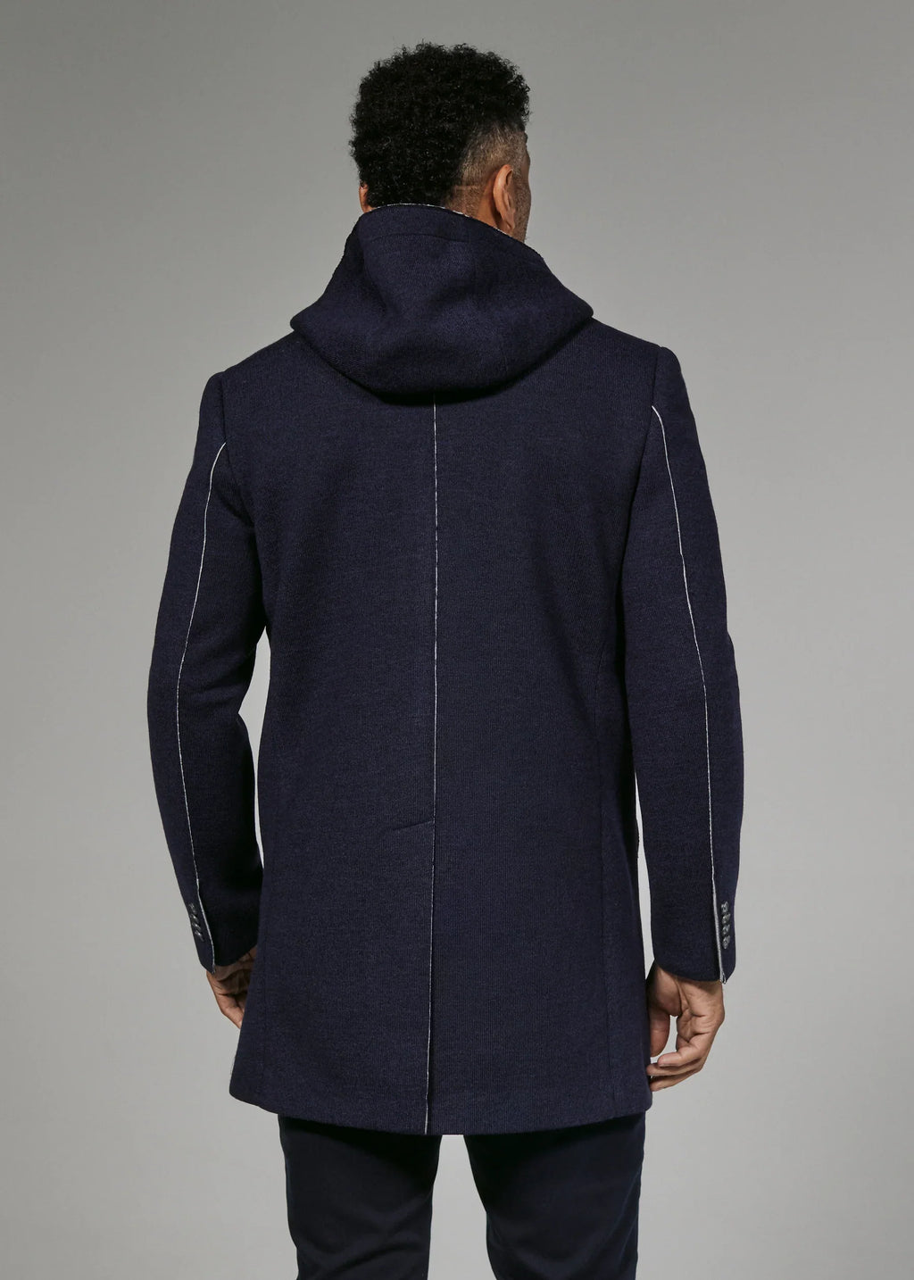 The Midtown Overcoat- Navy
