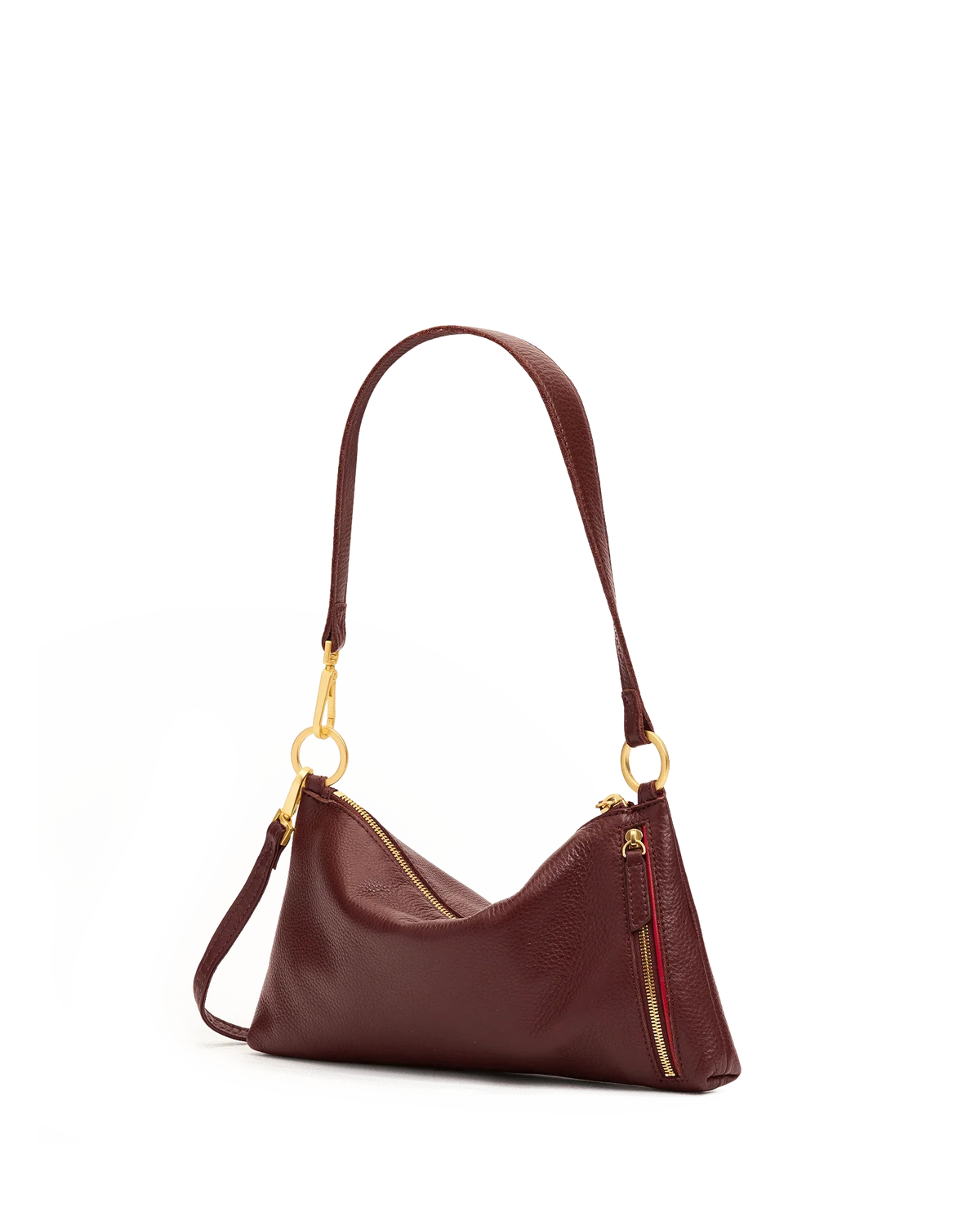 Kyle Small Purse- Cherrywood Pebble