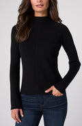 Long Sleeve Turtleneck Sweater- Black