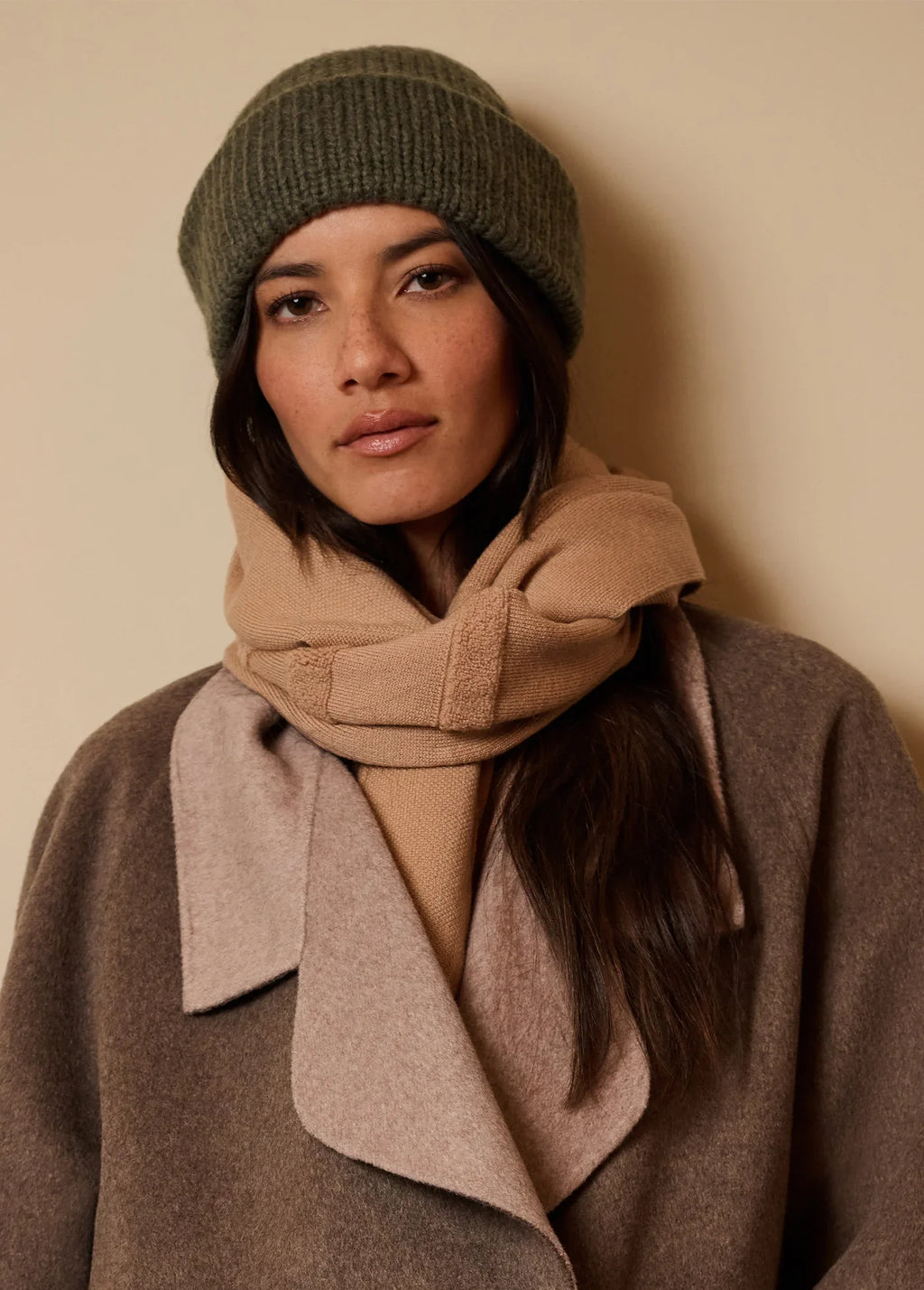 The Braided Beanie- Army
