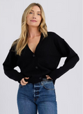 Olive Cardigan- Black