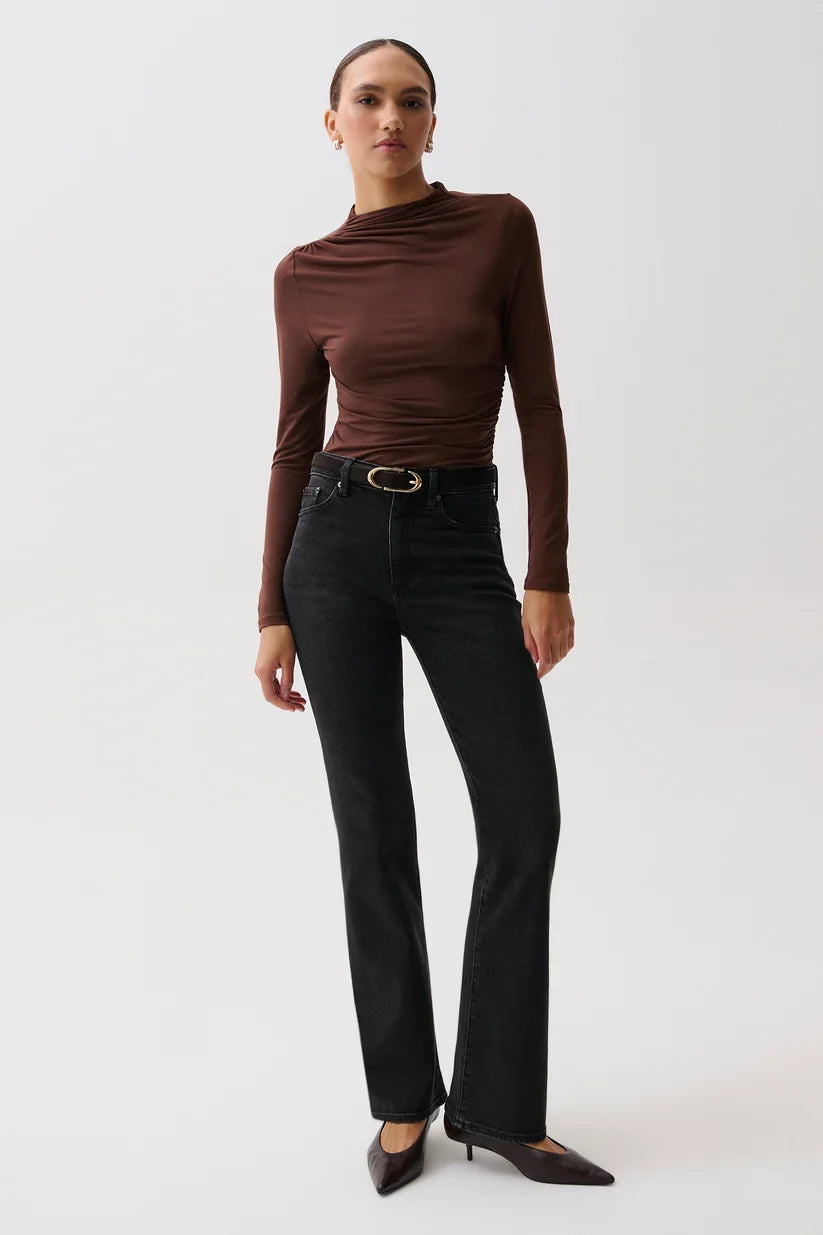 Evie High Rise Slim Boot- Jetset