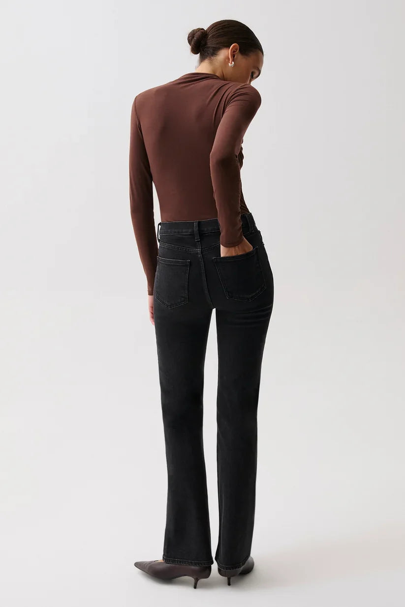 Evie High Rise Slim Boot- Jetset