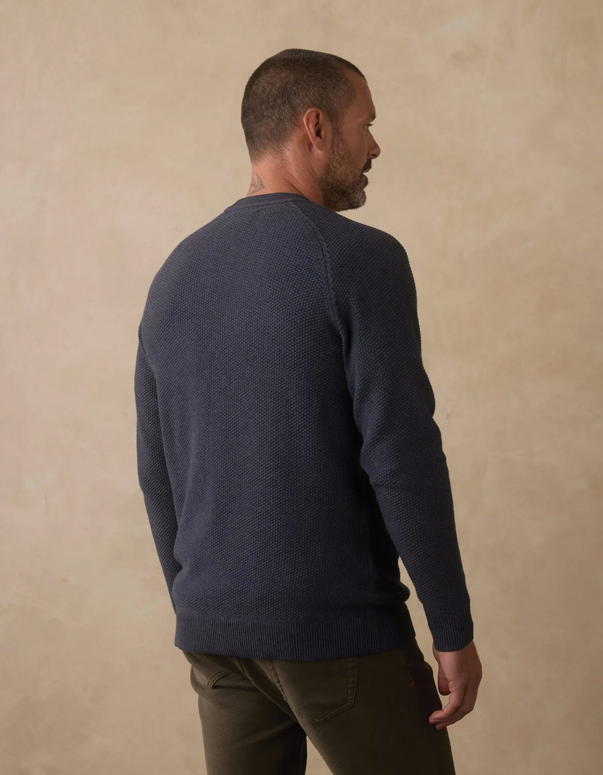 Coolmax Textured Crewneck Sweater- Waterloo