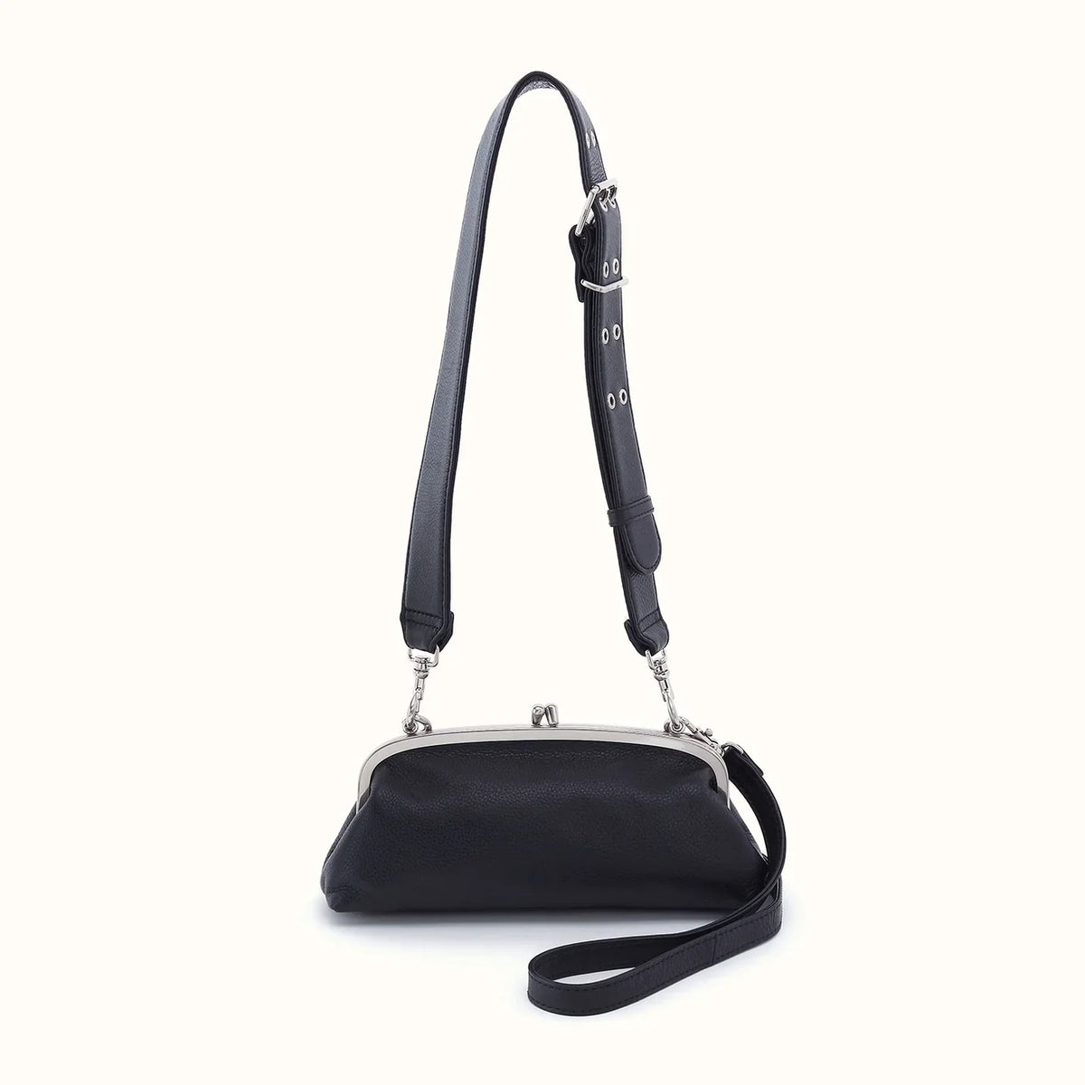 Alba Small Frame Dual Strap- Black