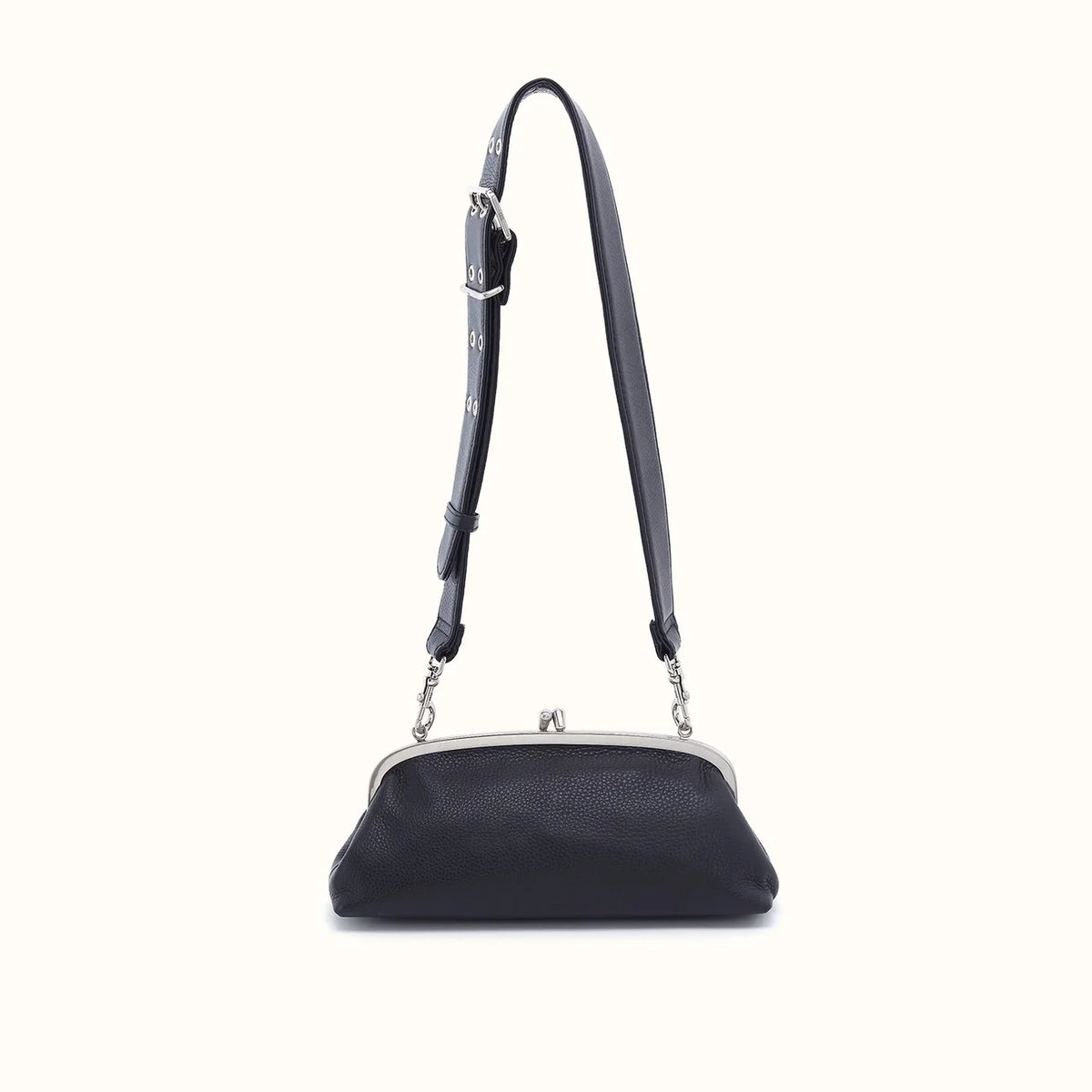Alba Small Frame Dual Strap- Black