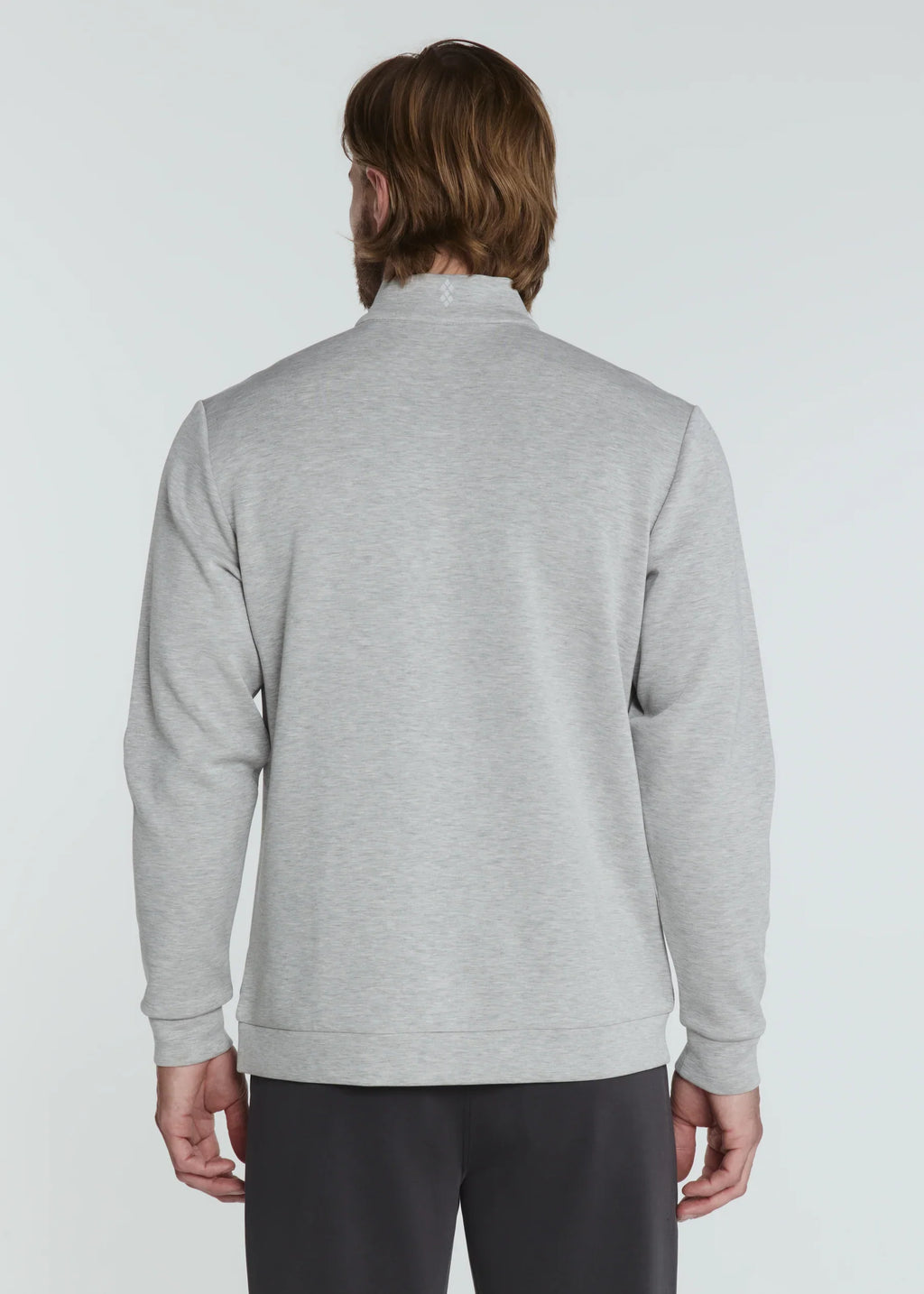 Rev Quarter Zip- Heather Grey