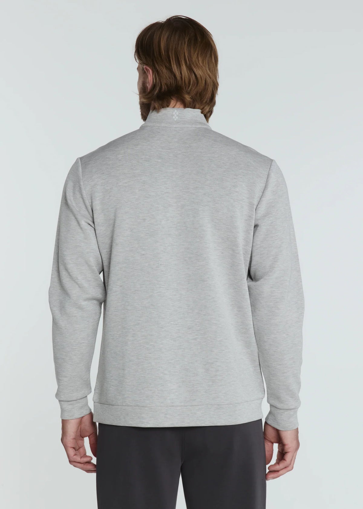 Rev Quarter Zip- Heather Grey