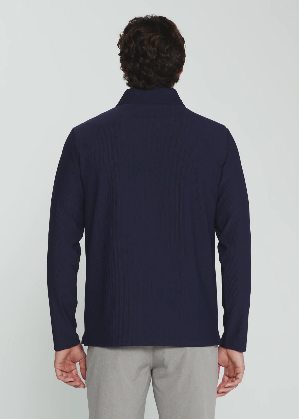 Drift Quarter Zip Pullover- Navy