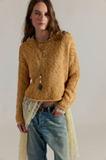 Opal Rollneck Sweater- Sweet Potato
