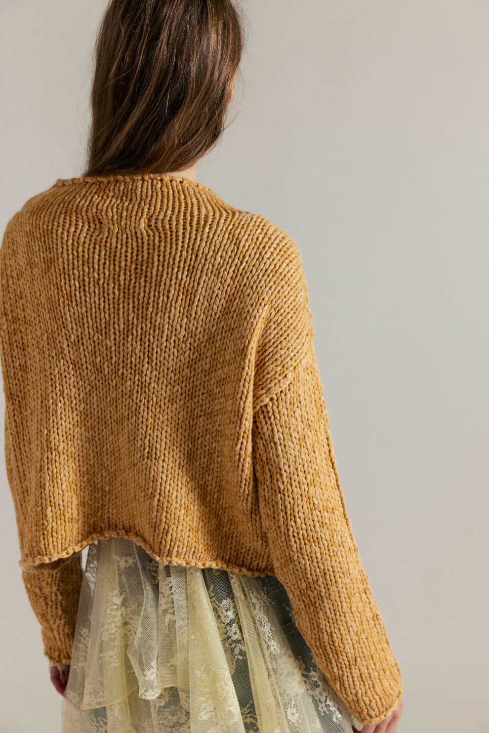 Opal Rollneck Sweater- Sweet Potato