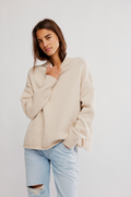 Torres Rollneck Sweater- Sugar Swizzle