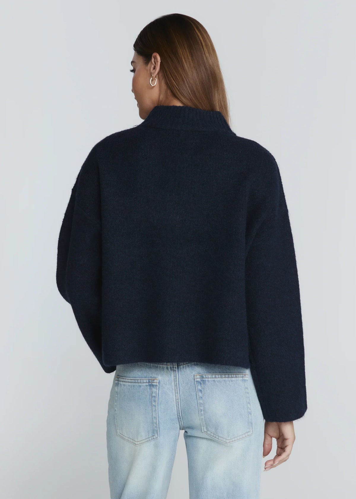 Wren Knitted Sweater- Navy