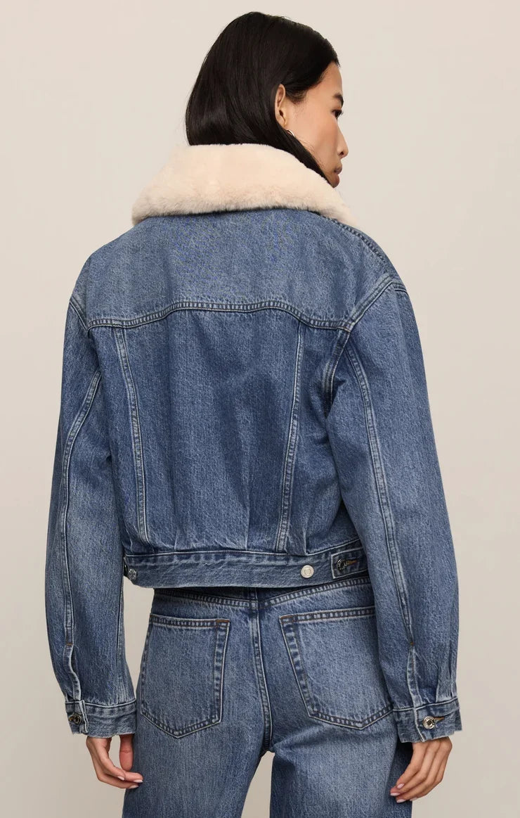 Daily Sherpa Denim Jacket- Hush