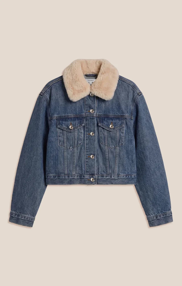 Daily Sherpa Denim Jacket- Hush