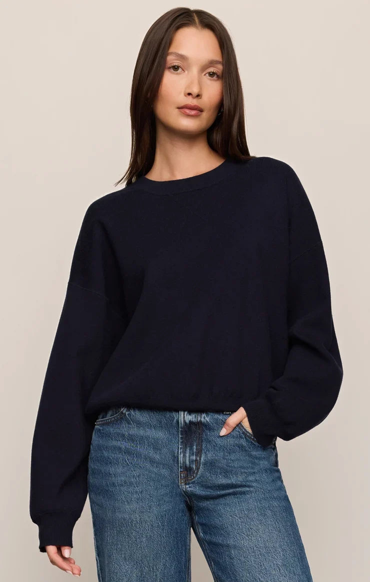 Take It Easy Sweater- Night Fall