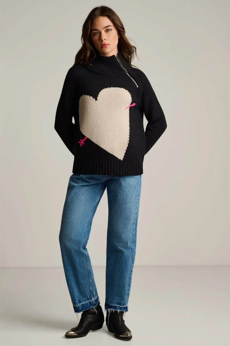 Take Aim Sweater- Black