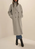 The Luca Coat- Light Gray