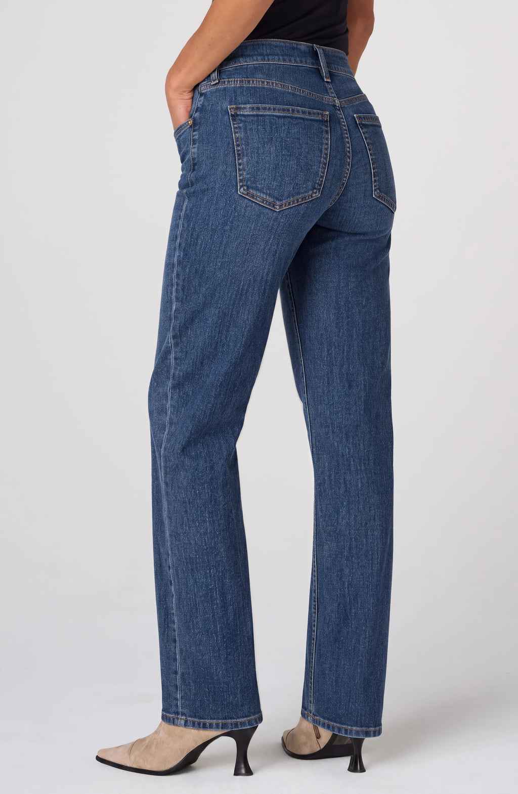 Kennedy Straight W/ Vertical Seaming- Lafayette Dark